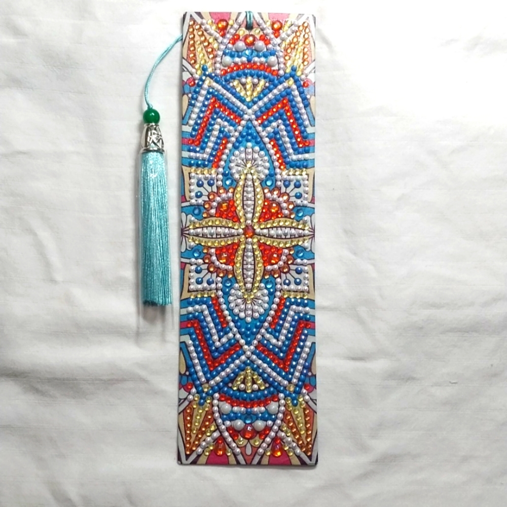 Diamond Art Leather Bookmark